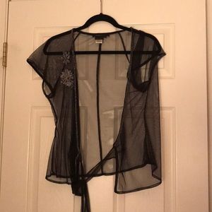 BCBG Maxazria Wrap Top